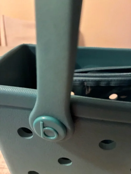 Bitty Bogg Bag Turquoise Carry Tote with Removable Pouch - Picture 9 of 12